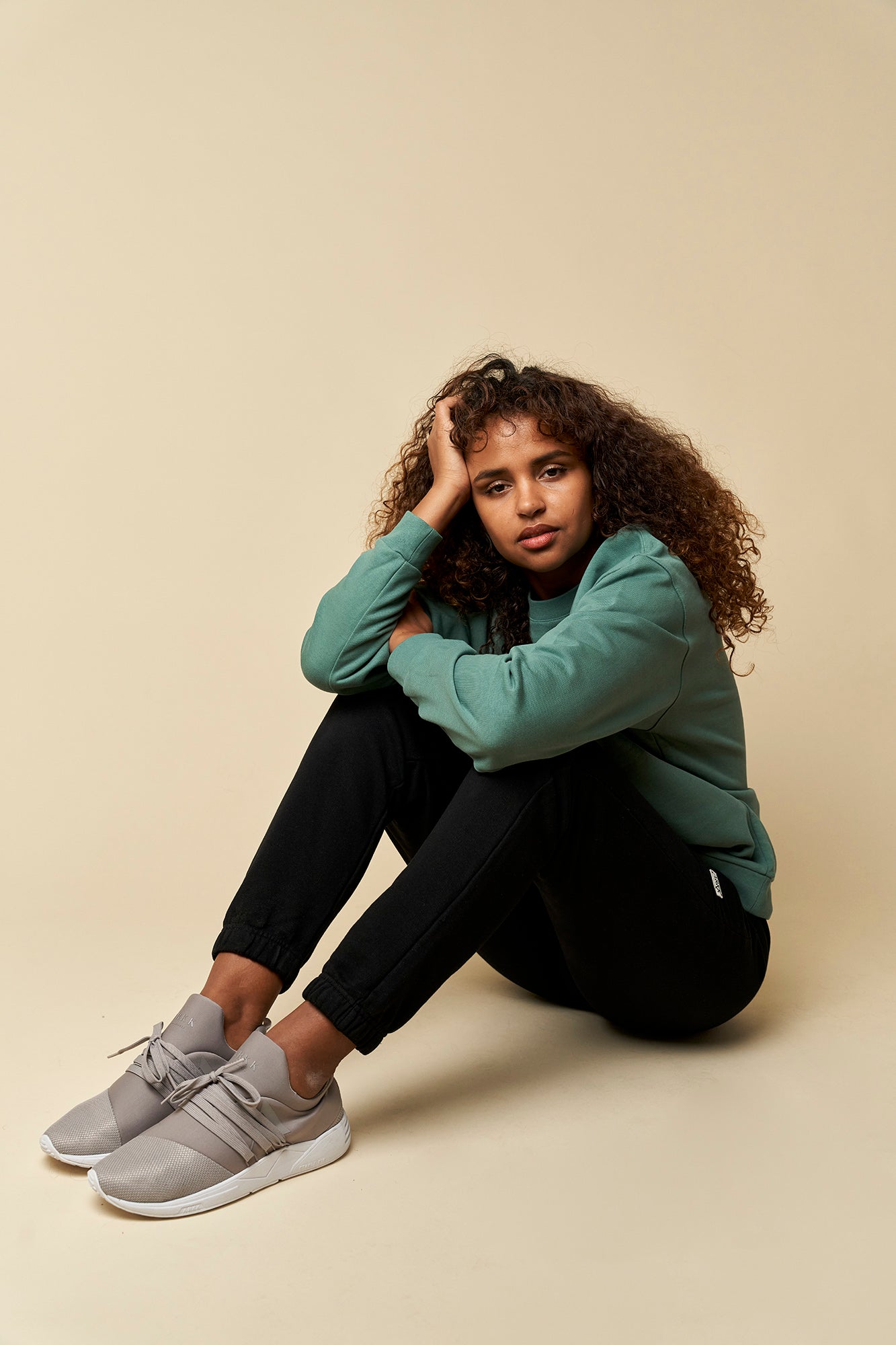 ARKK Apparel ARKK Box Logo Crewneck | Silver Pine Crewneck