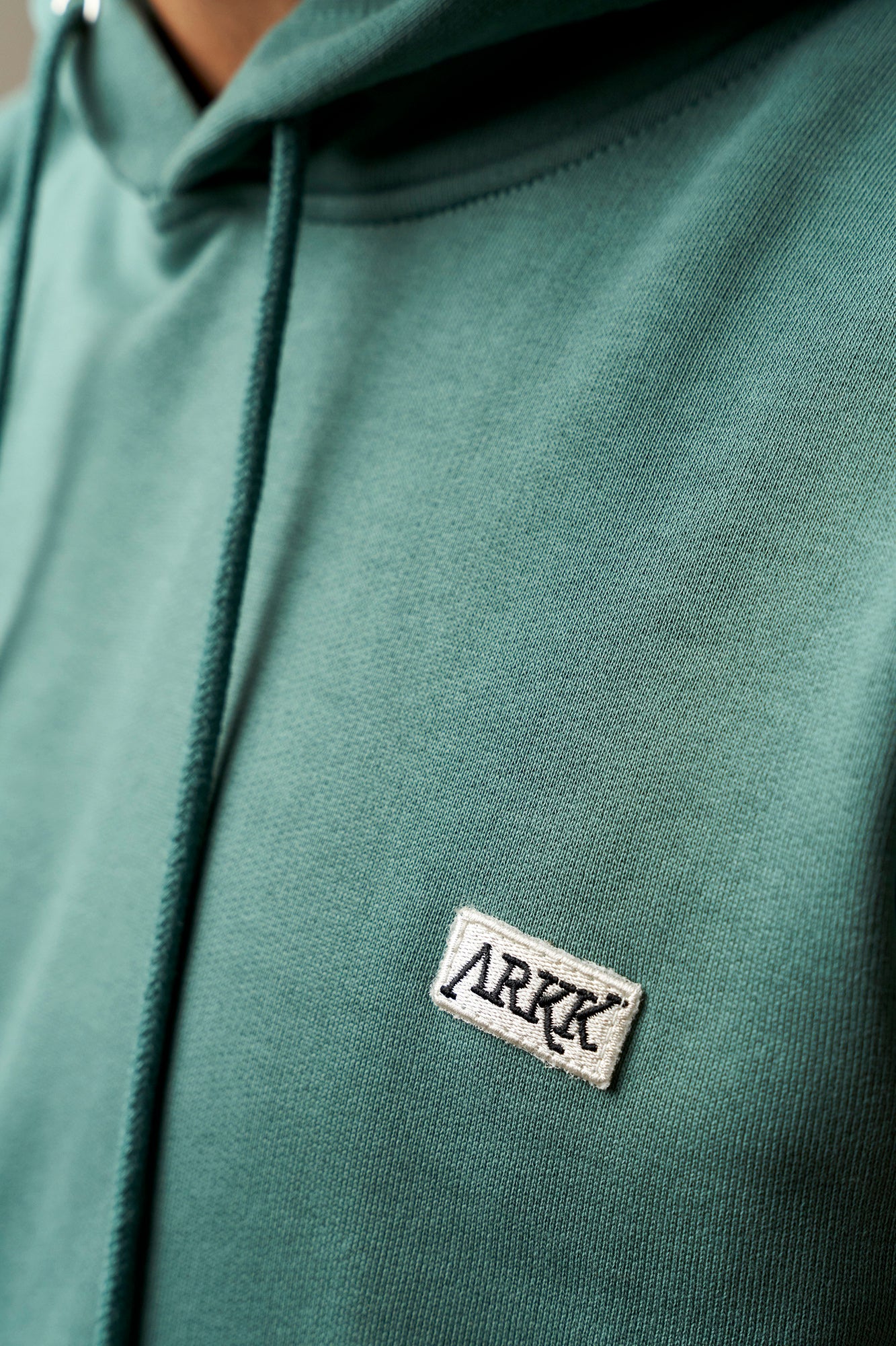 ARKK Apparel ARKK Box Logo Hoodie | Silver Pine Hoodie