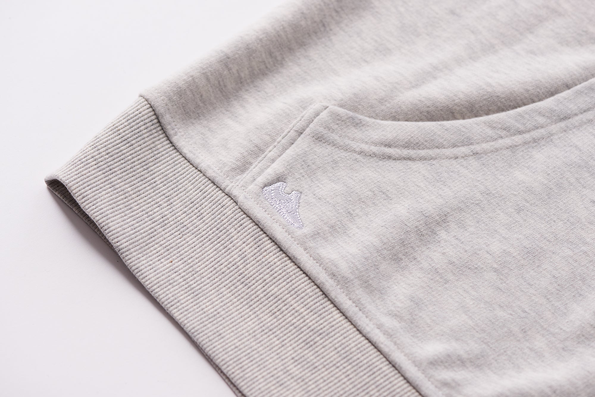 ARKK Apparel ARKK Box Logo Hoodie | Snow Melange Hoodie