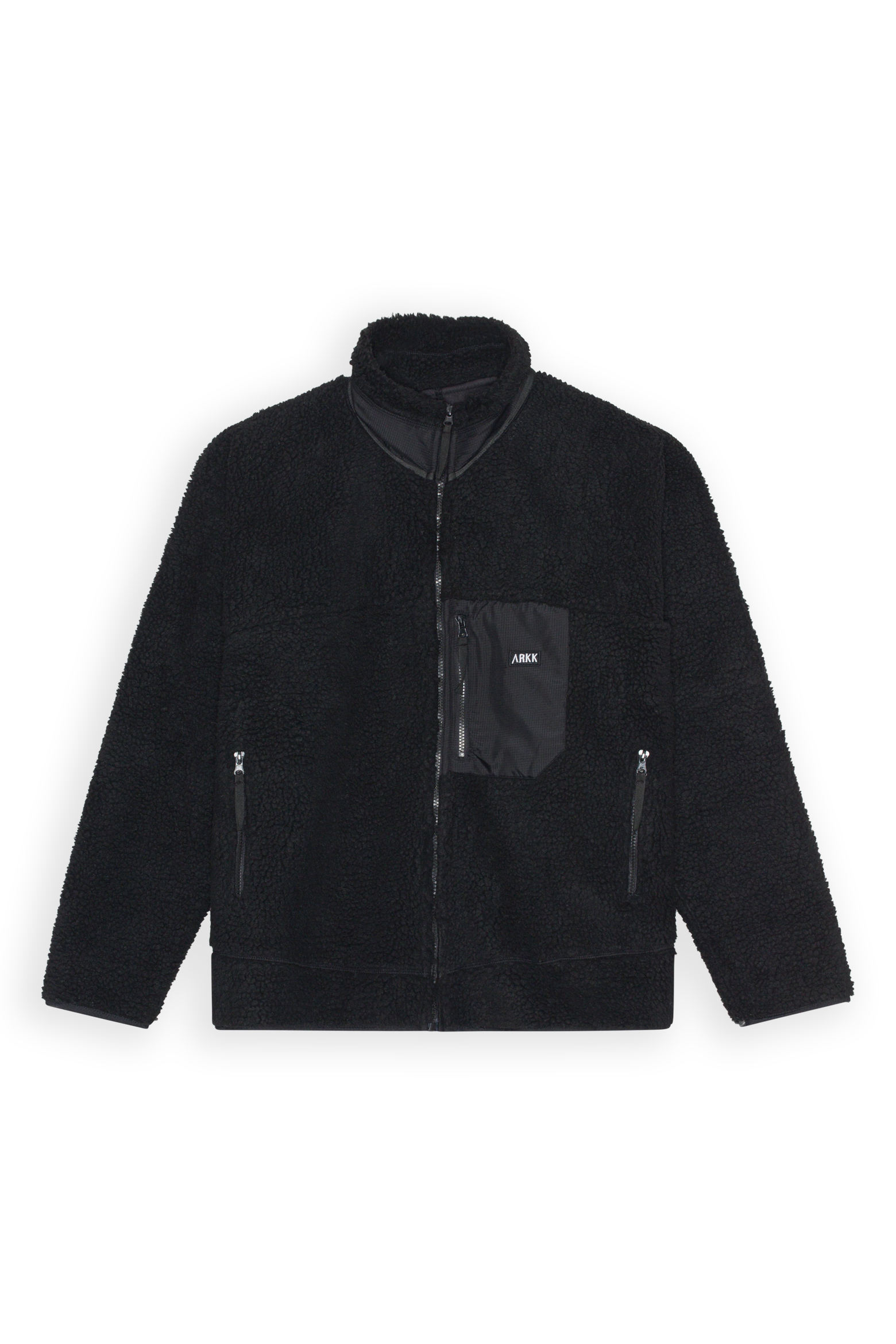 ARKK Apparel ARKK Box Logo Polar Jacket | Black Polar Jacket
