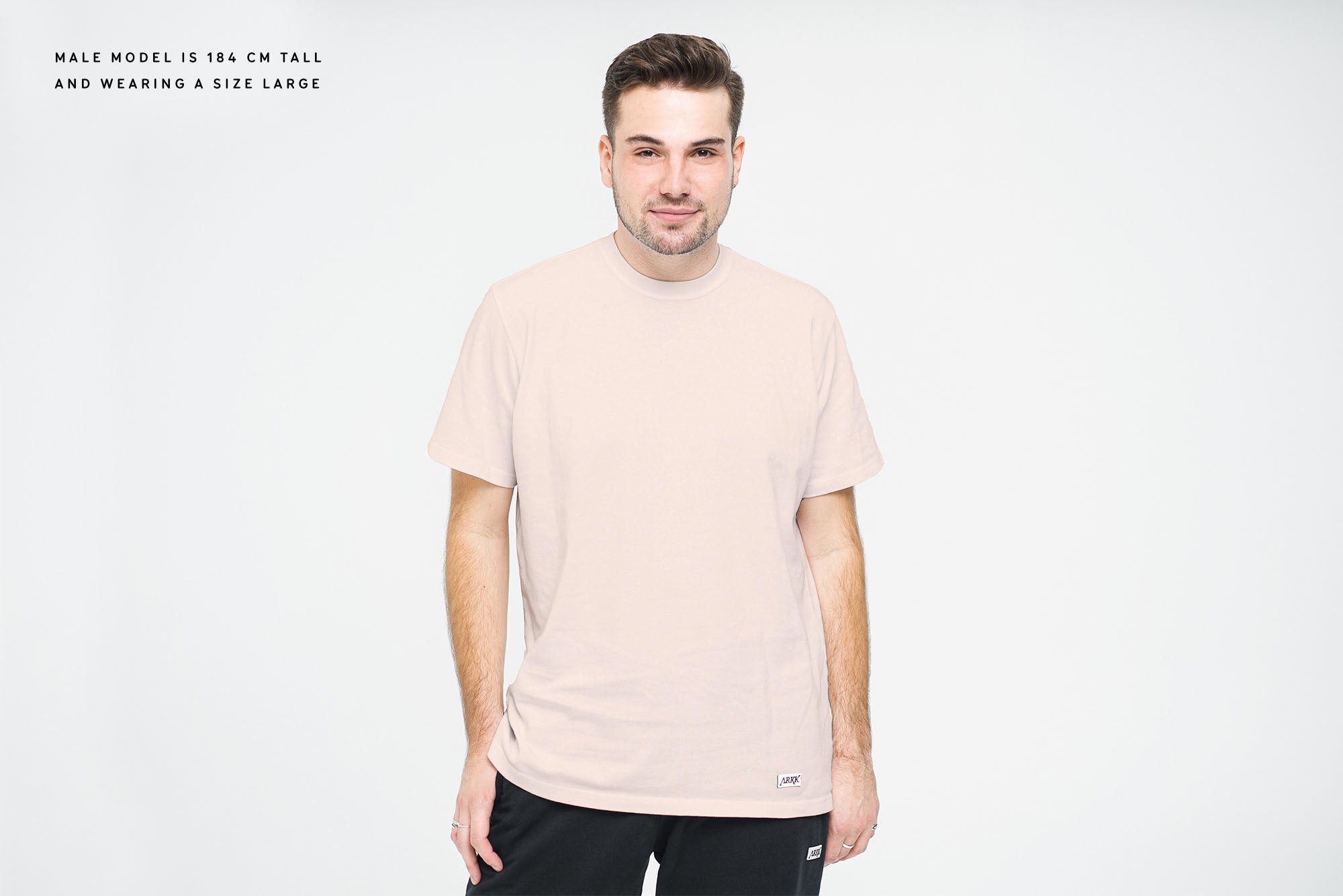 ARKK Apparel ARKK Box Logo Tee | Rose Dust T-Shirt