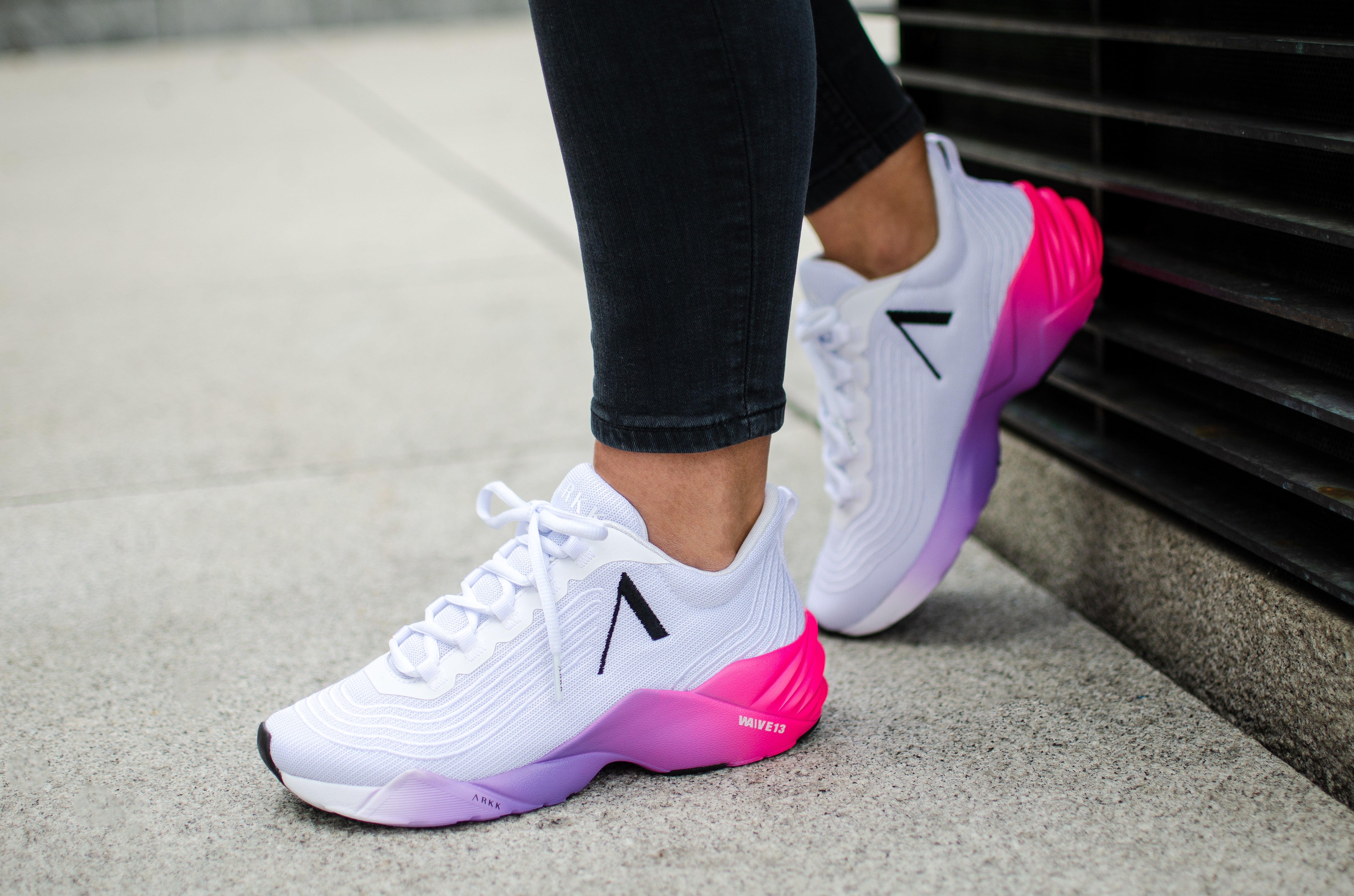 ARKK Collection Avory Mesh W13 | White Bright Pink | Women Avory