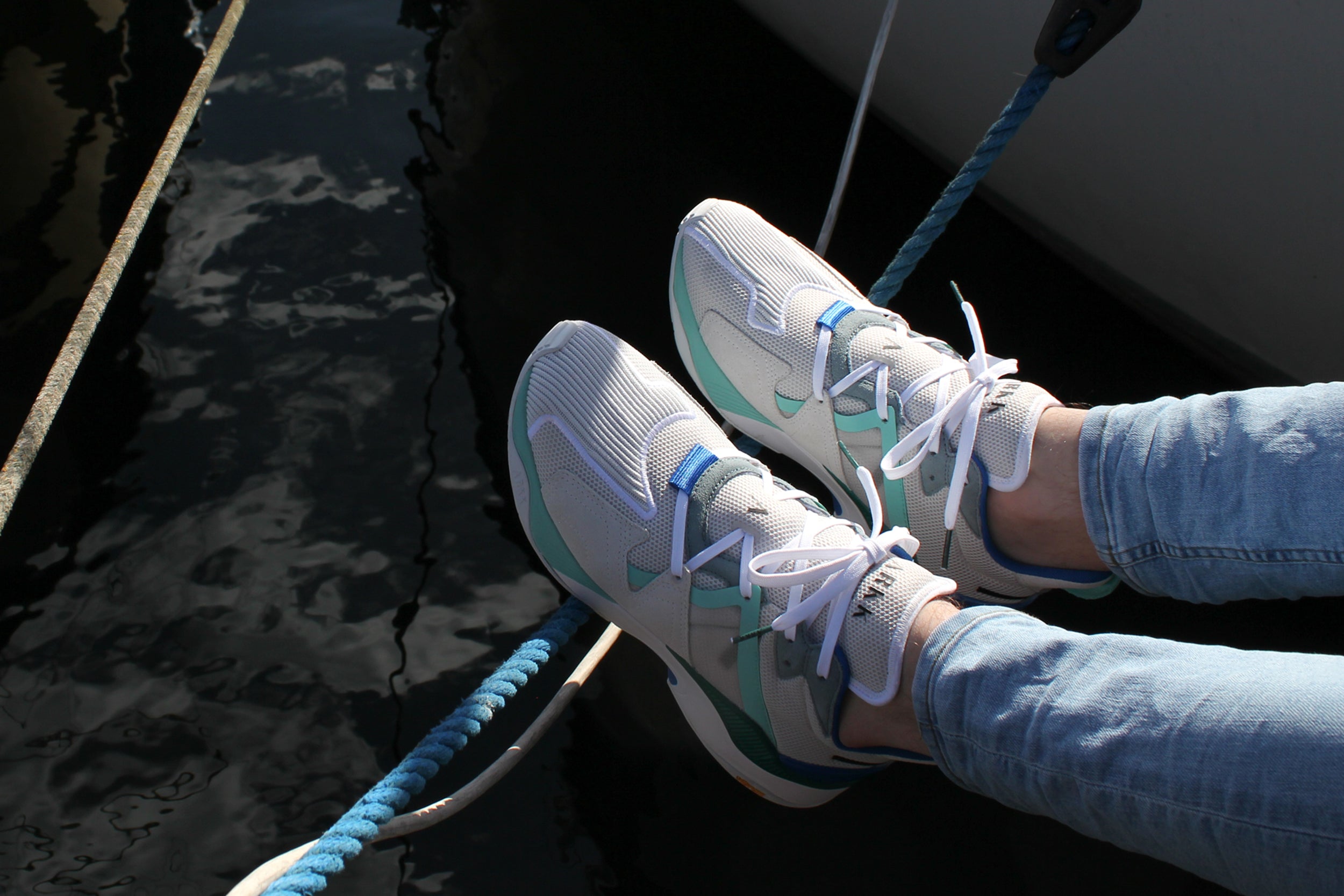 ARKK Collection Cruisr Mesh Vulkn Vibram | Soft Grey Teal | Men Cruisr