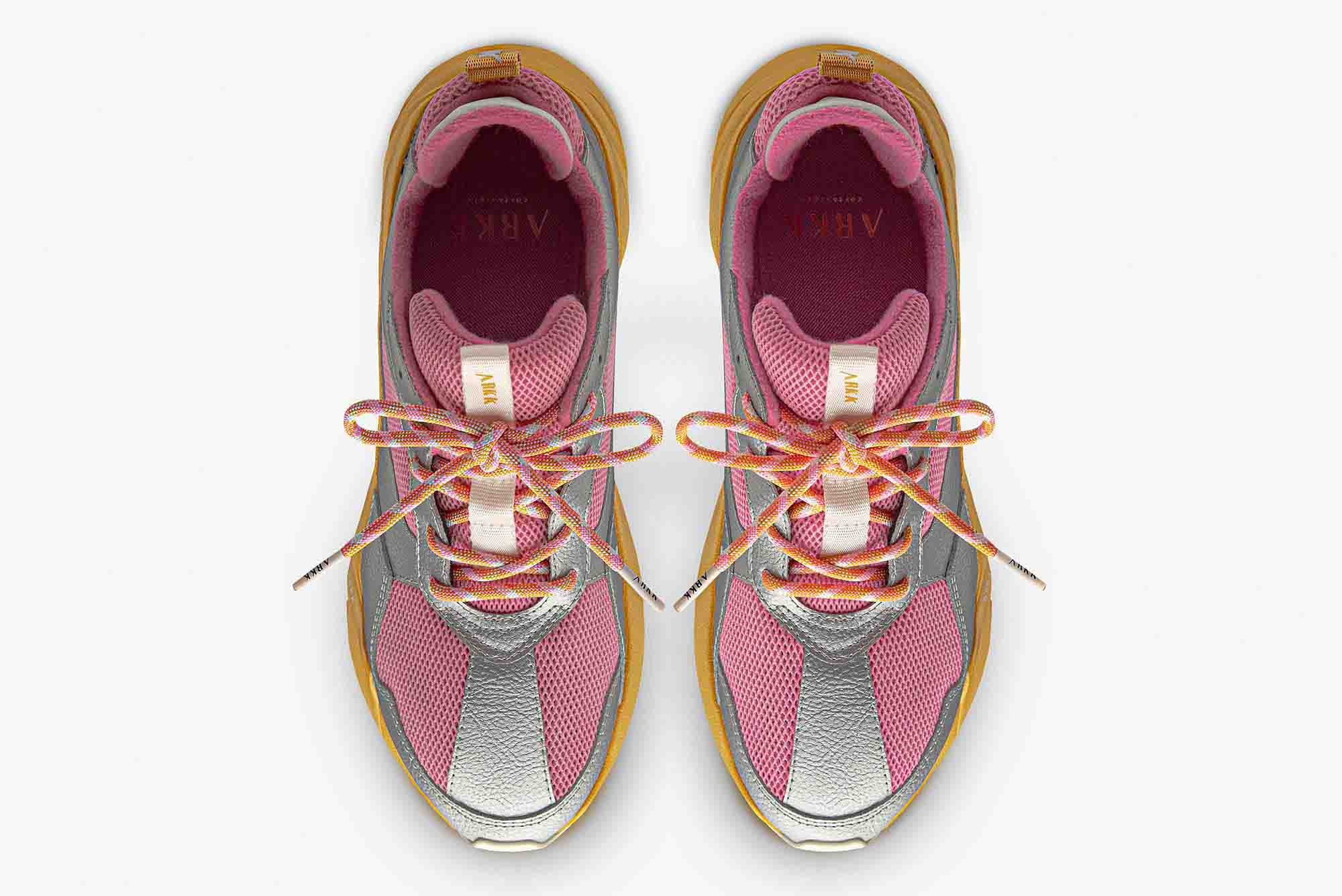 ARKK Collection Kanetyk Leather W13 | Silver Vivid Pink | Men Kanetyk