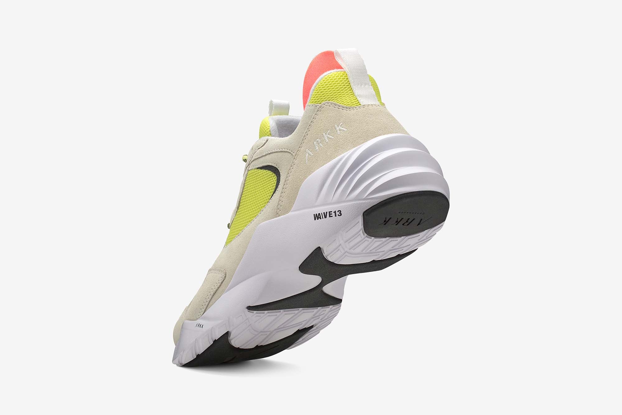 ARKK Collection Kanetyk Suede W13 | Off White Neon Lime | Men Kanetyk