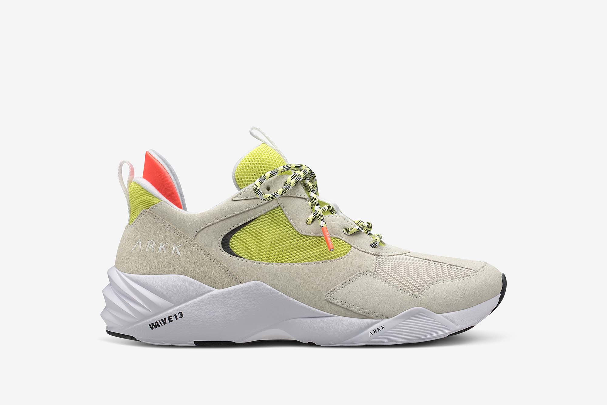 ARKK Collection Kanetyk Suede W13 | Off White Neon Lime | Men Kanetyk