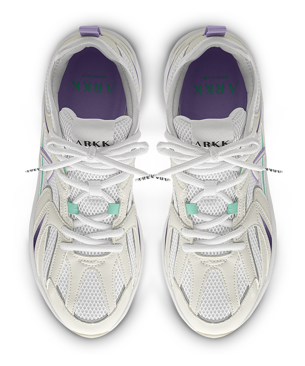 ARKK Collection Oserra Mesh S-SP | White Pastel Mint | Women Oserra