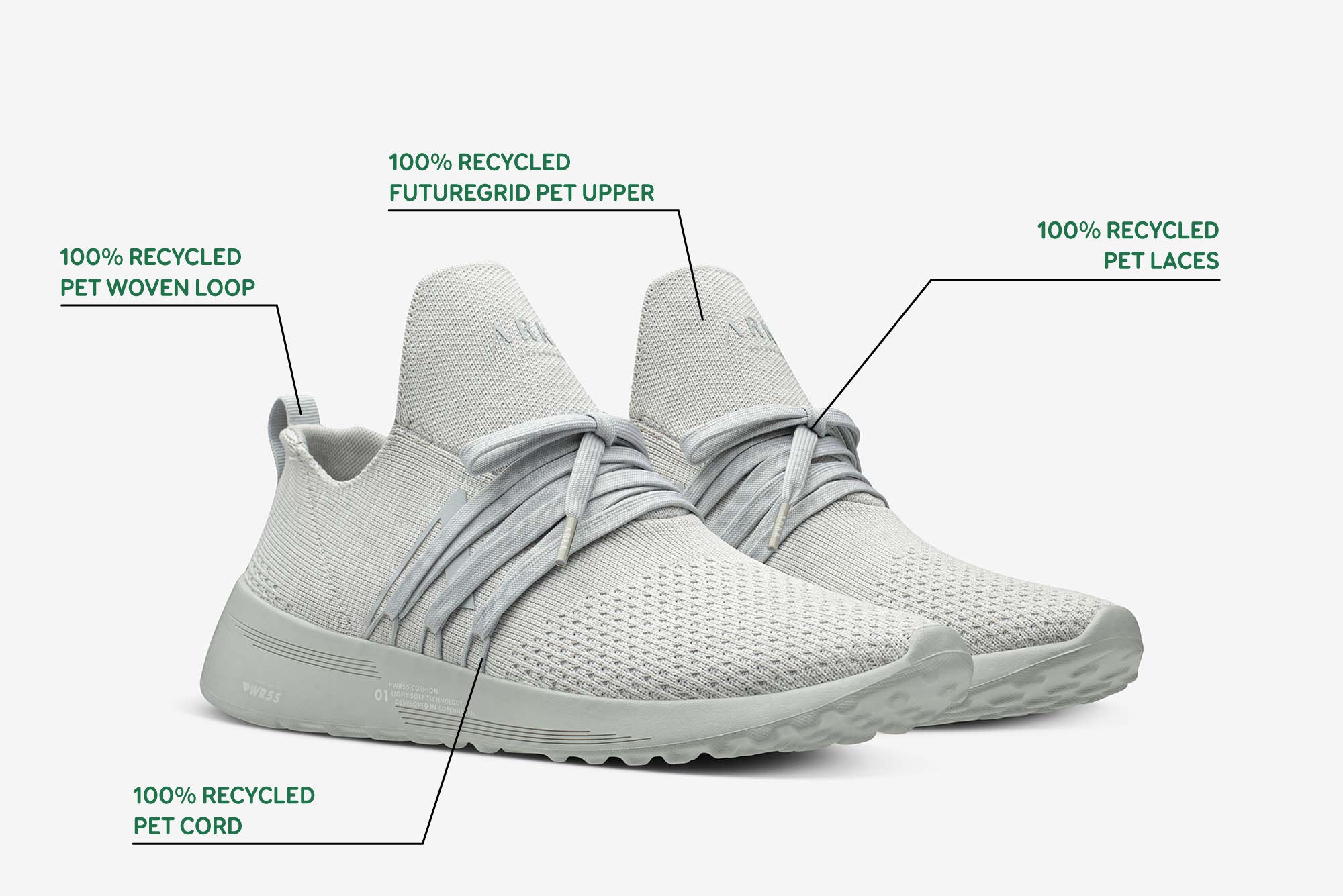 ARKK Collection Raven FG PET 2.0 PWR55 | Disrupted Ice Grey | Men Raven