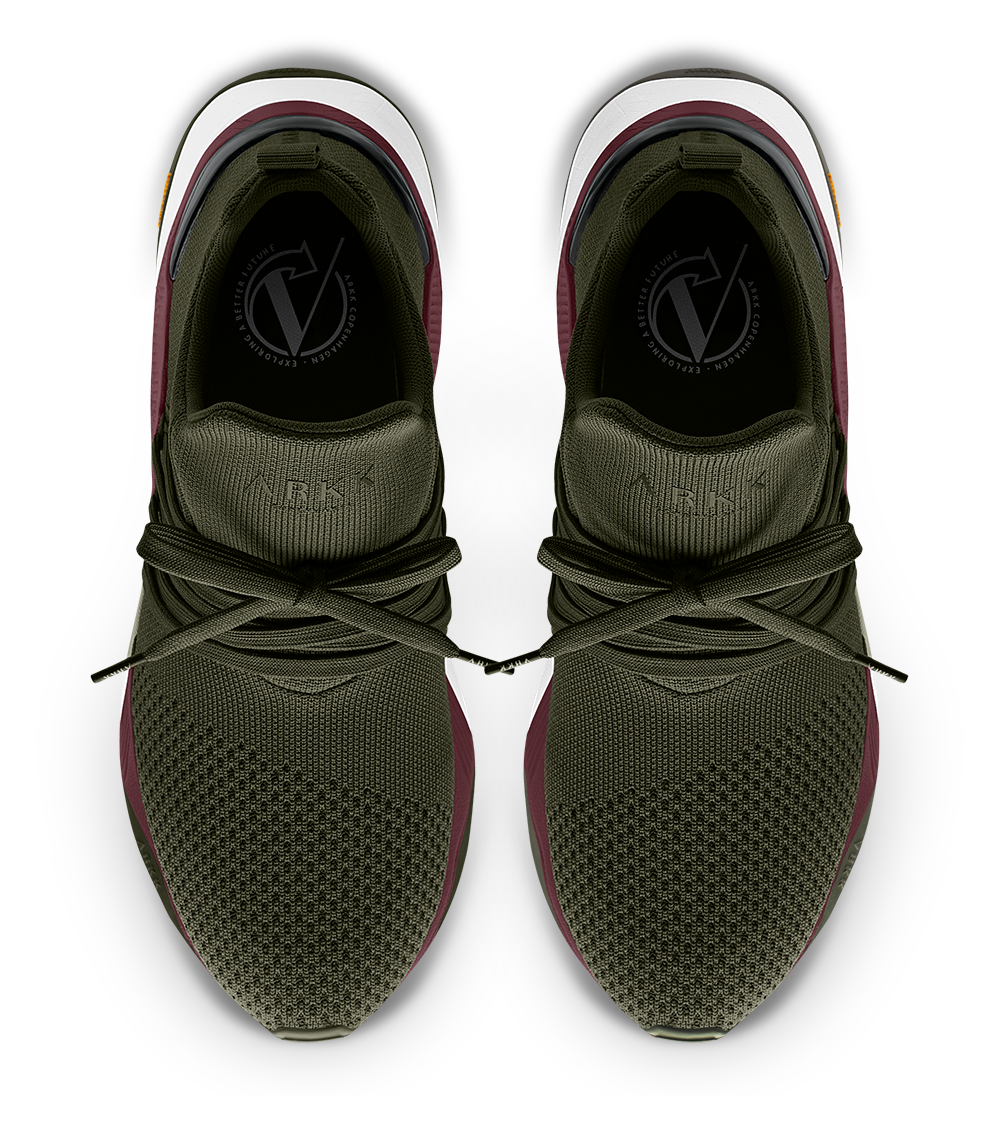 ARKK Collection Raven FG PET Vulkn Vibram | Dark Army Tawny Port | Men Raven