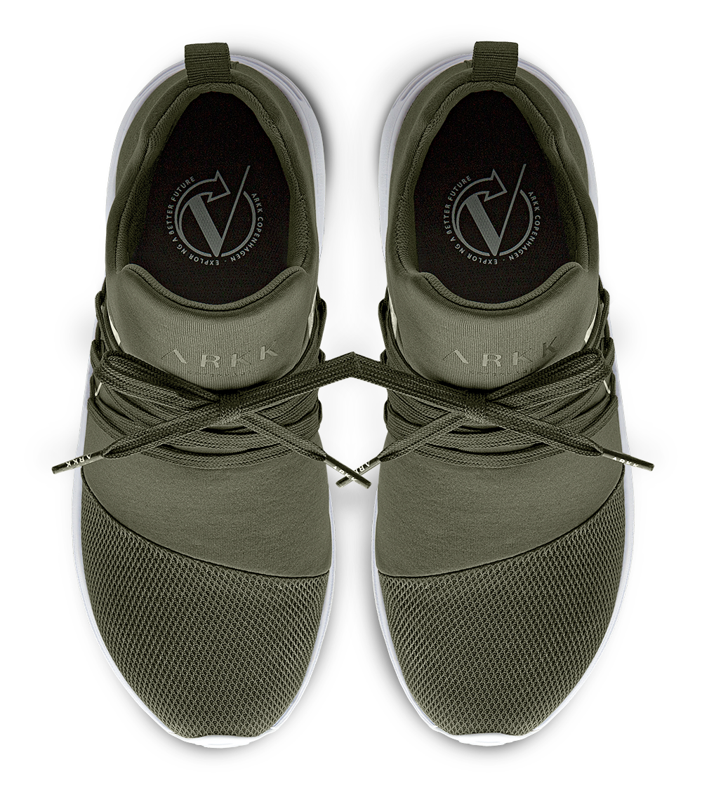 ARKK NOS Raven Mesh PET S-E15 | Dark Army White | Women Raven