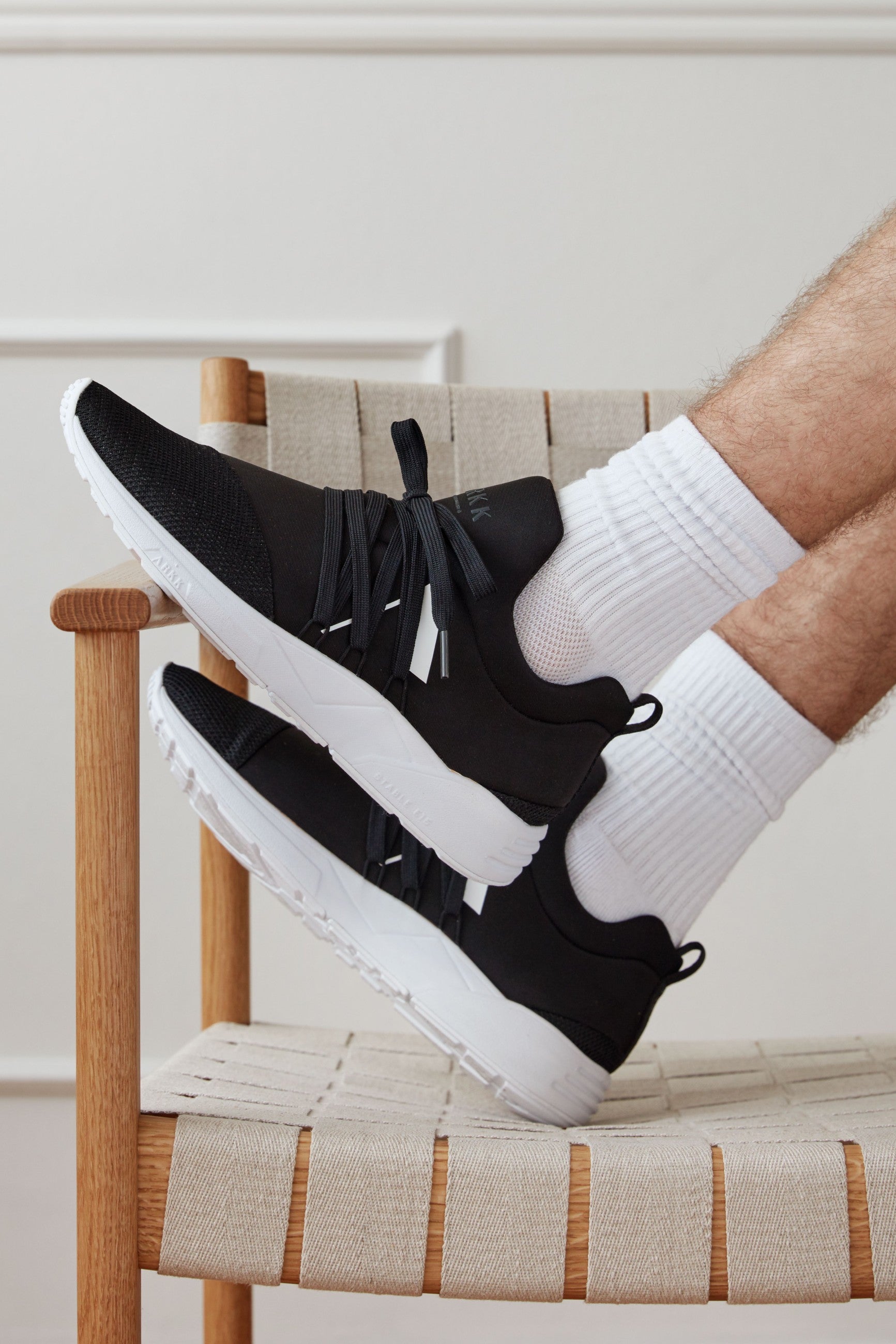 ARKK NOS Raven Mesh PET S-E15 | Jet Black White | Men Raven