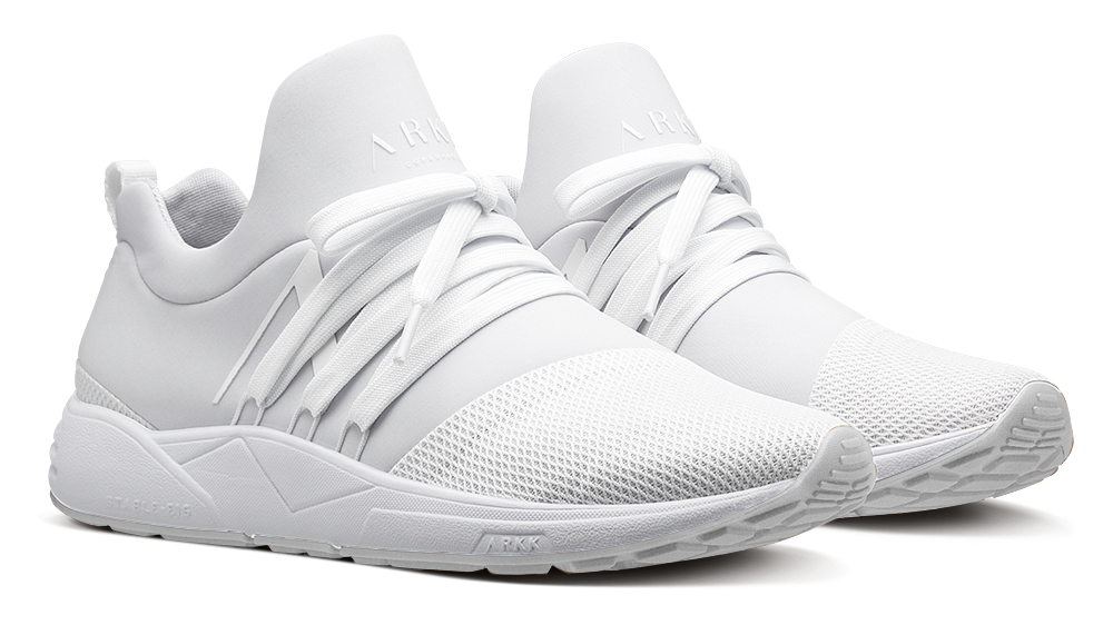 ARKK NOS Raven Mesh PET S-E15 | Triple White | Men Raven