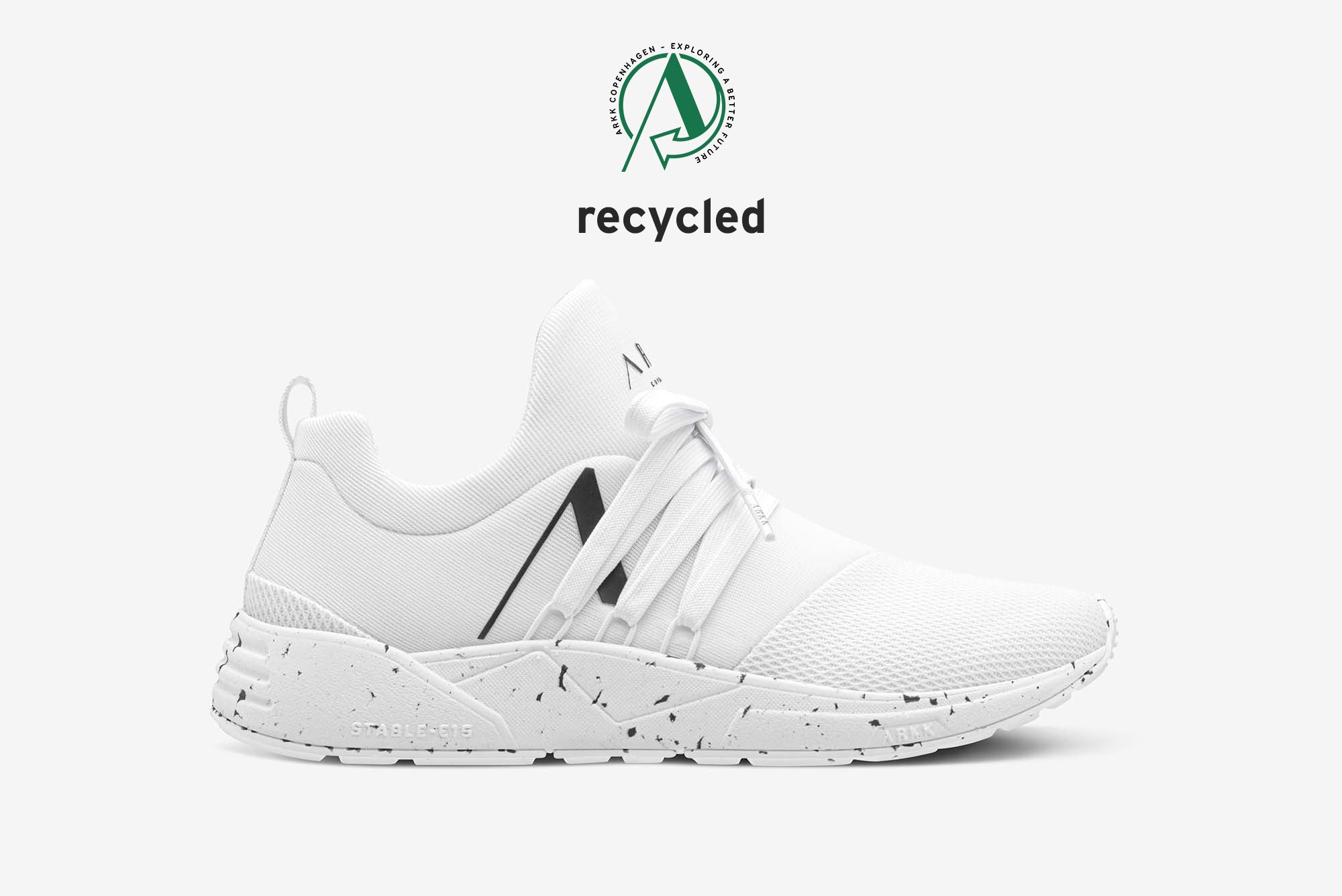 ARKK Collection Raven Mesh PET S-E15 | White Black | Women Raven