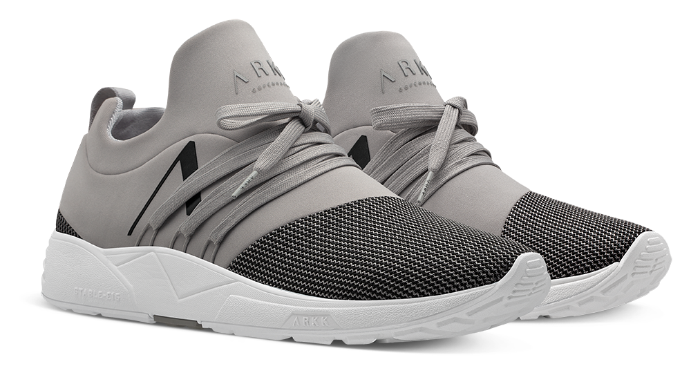 ARKK Collection Raven Mesh S-E15 | Silver Grey Black | Men Raven