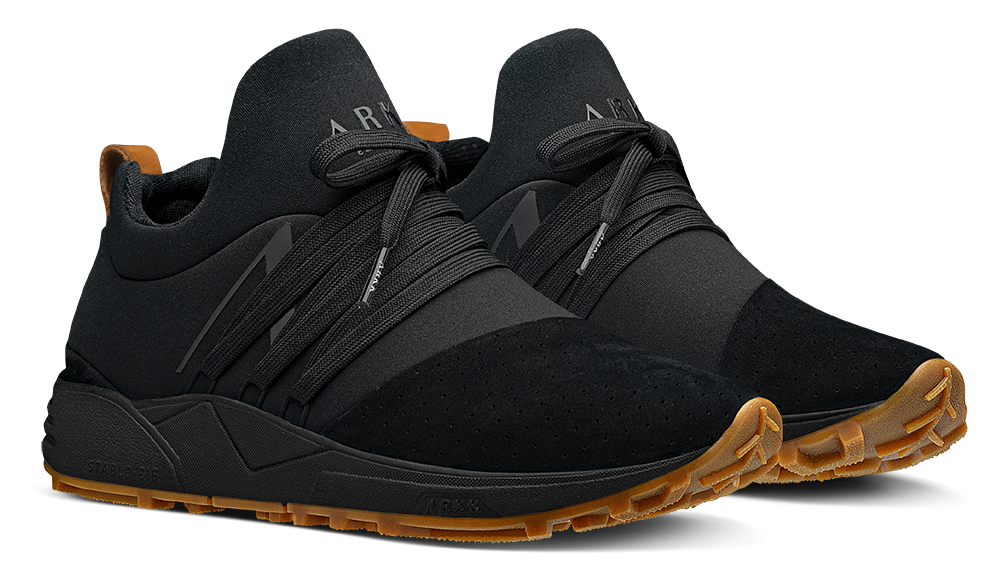 ARKK Collection Raven Nubuck S-E15 Vibram | Black Brown Gum | Men Raven