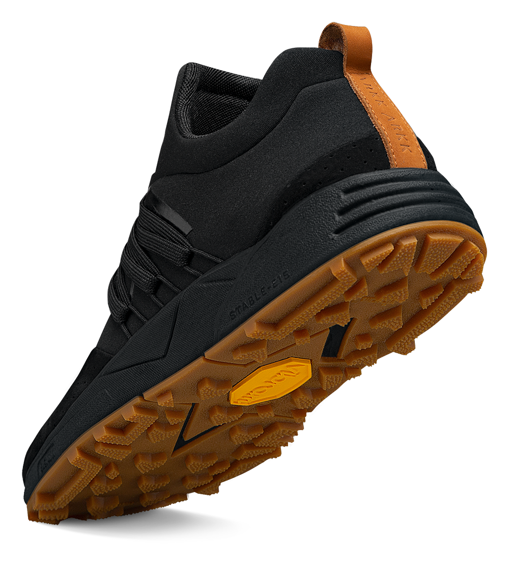 ARKK Collection Raven Nubuck S-E15 Vibram | Black Brown Gum | Women Raven