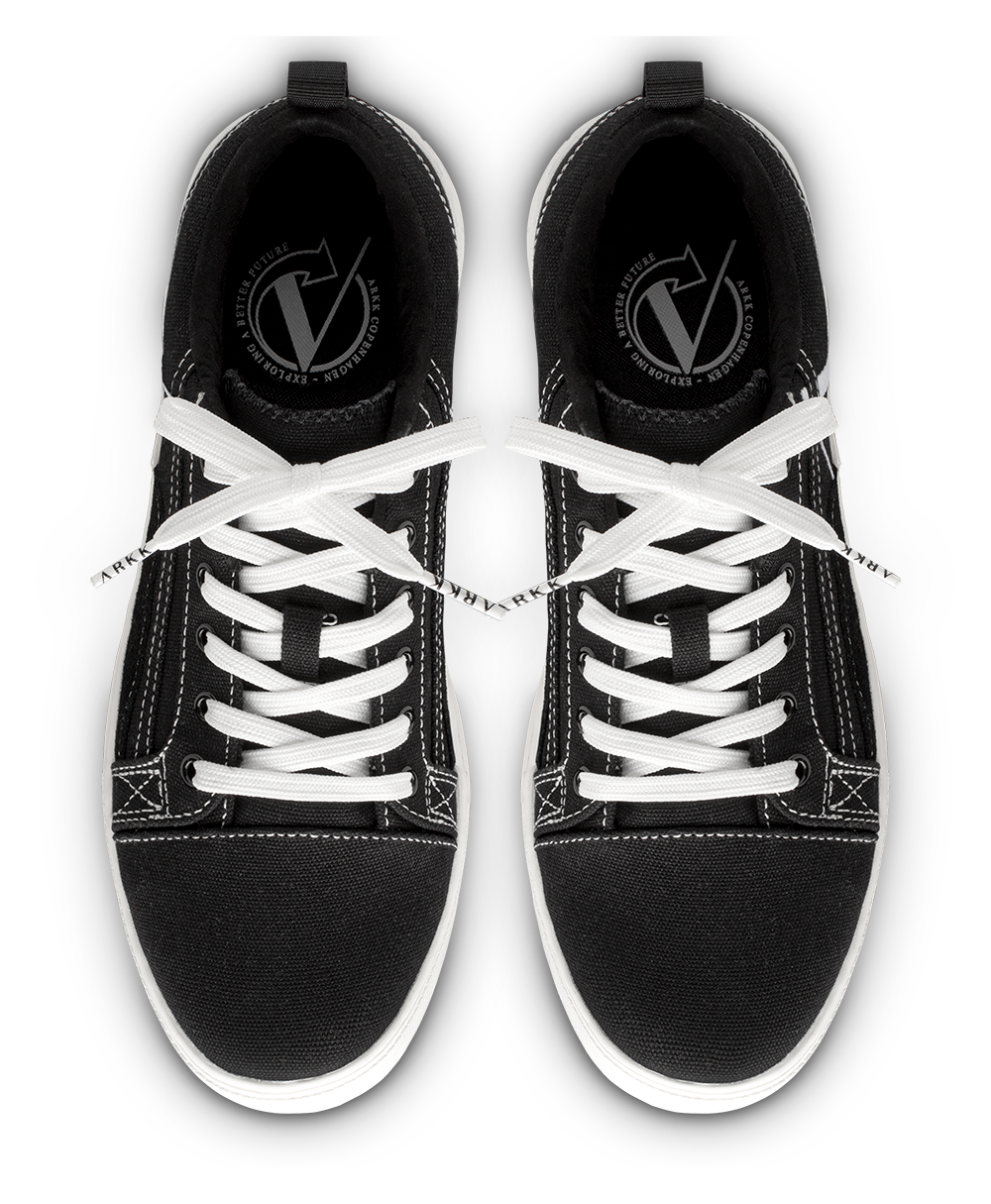 ARKK Collection Sommr Canvas PET R-H20 | Black White | Men Sommr