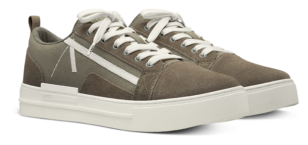ARKK Collection Sommr Canvas PET Suede R-H20 | Granite Green Marshmallow | Men Sommr