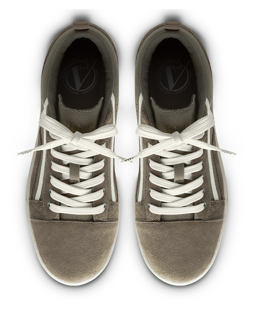 ARKK Collection Sommr Canvas PET Suede R-H20 | Granite Green Marshmallow | Men Sommr