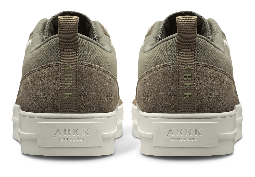 ARKK Collection Sommr Canvas PET Suede R-H20 | Granite Green Marshmallow | Men Sommr