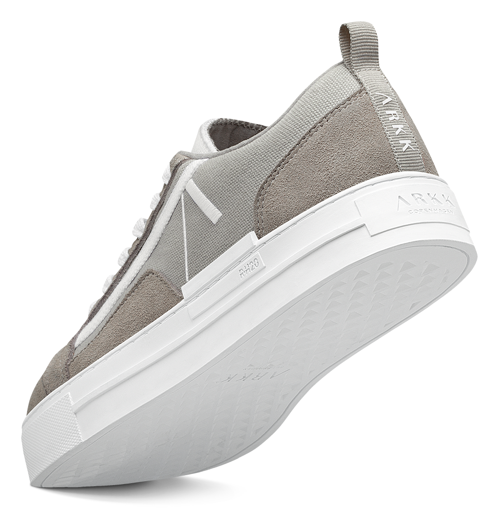 ARKK Collection Sommr Canvas PET Suede R-H20 | Ice Grey White | Men Sommr