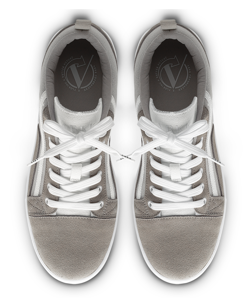 ARKK Collection Sommr Canvas PET Suede R-H20 | Ice Grey White | Men Sommr