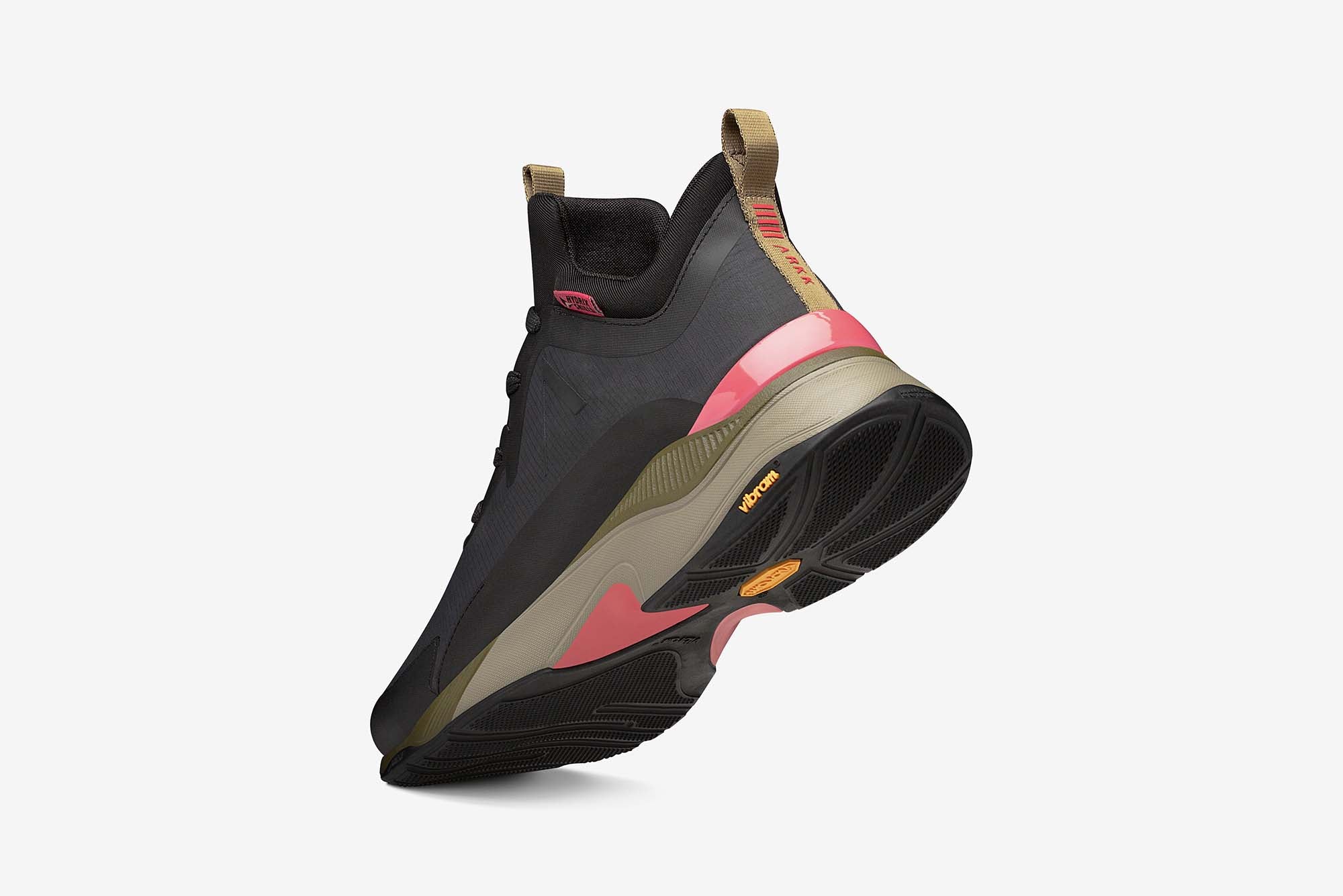 ARKK Collection Stormrydr Nylon HL VULKN Vibram | Black Rich Coral | Men Stormrydr