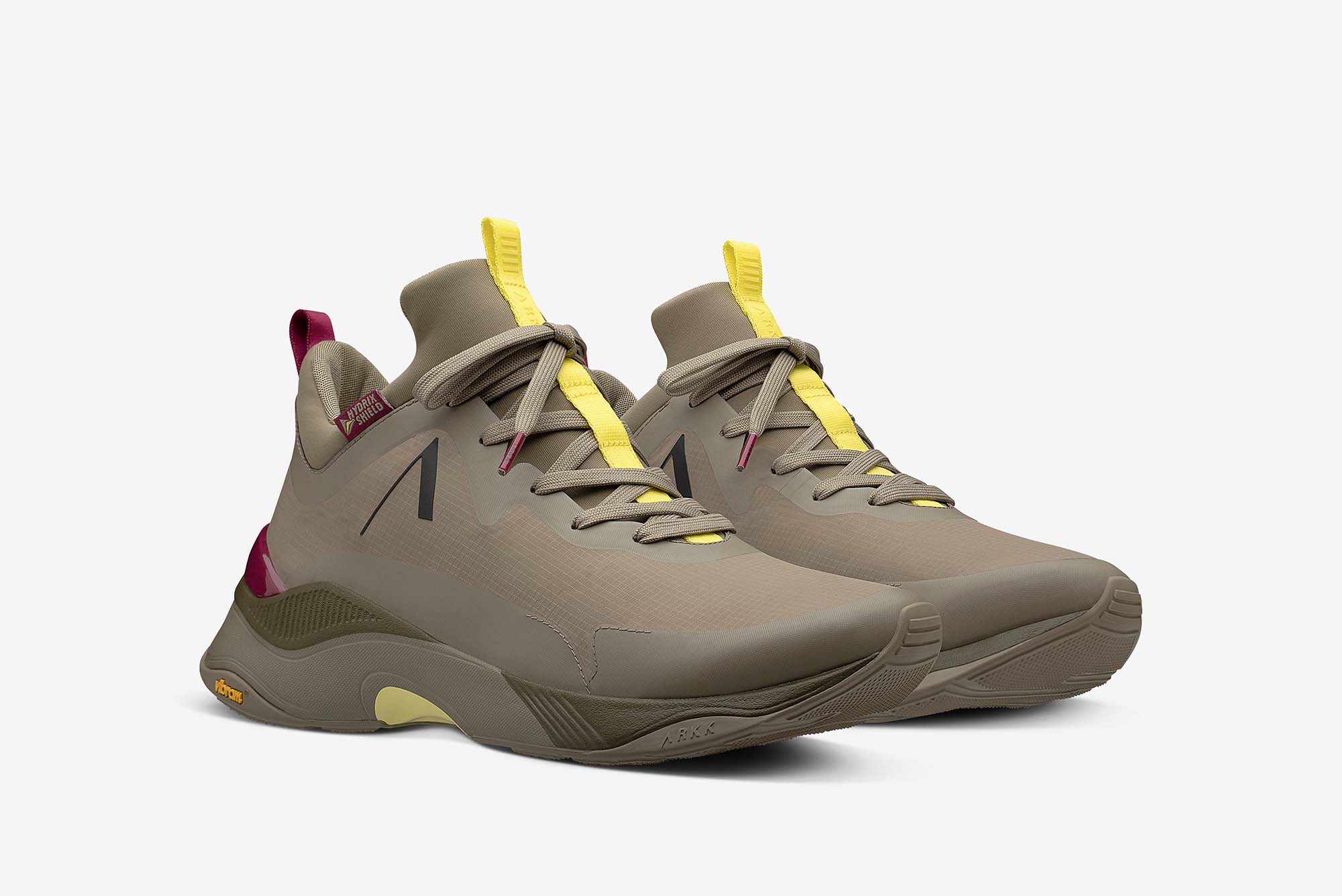 ARKK Collection Stormrydr Nylon HL VULKN Vibram | Khaki Ruby | Men Stormrydr