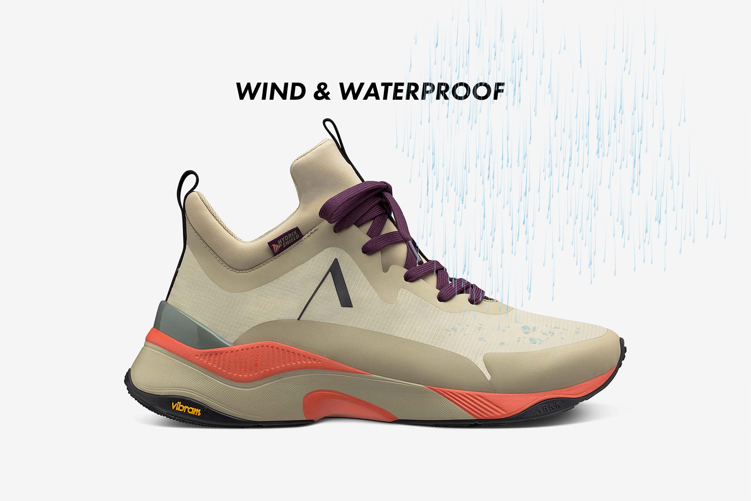 ARKK Collection Stormrydr Nylon HL VULKN Vibram | Safari | Women Stormrydr