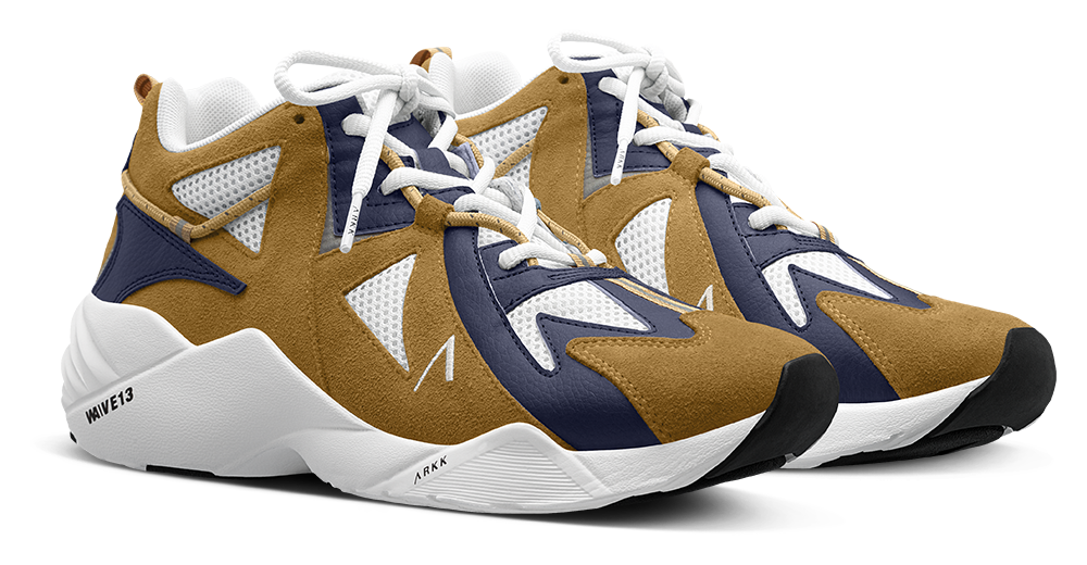 ARKK Collection Tuzon Suede W13 | Honey Mustard Patriot Blue | Women Tuzon