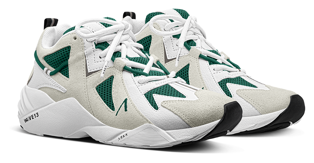 ARKK Collection Tuzon Suede W13 | White Evergreen | Women Tuzon
