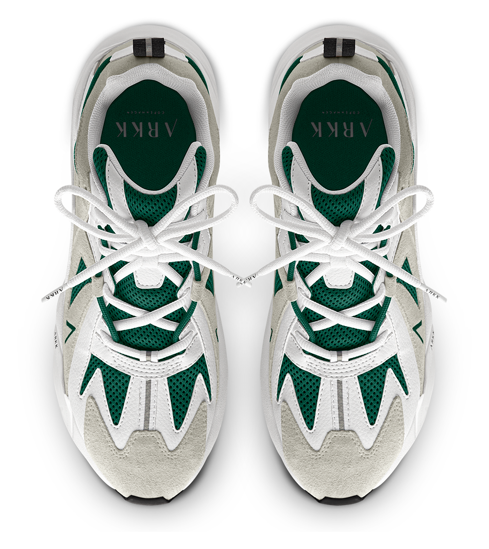 ARKK Collection Tuzon Suede W13 | White Evergreen | Women Tuzon