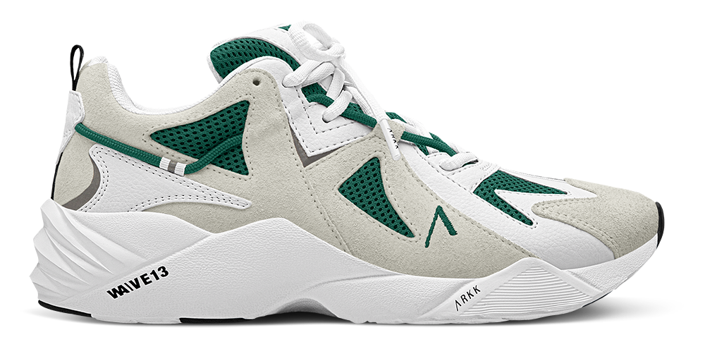 ARKK Collection Tuzon Suede W13 | White Evergreen | Women Tuzon