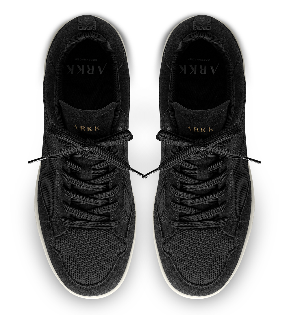 ARKK Collection Visuklass Mesh Suede S-C18 | Black Marshmallow | Men Visuklass